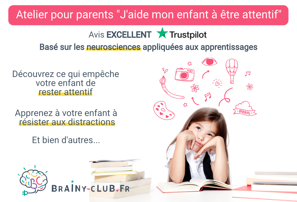 Ateliers parents - j'aide mon enfant à être attentif