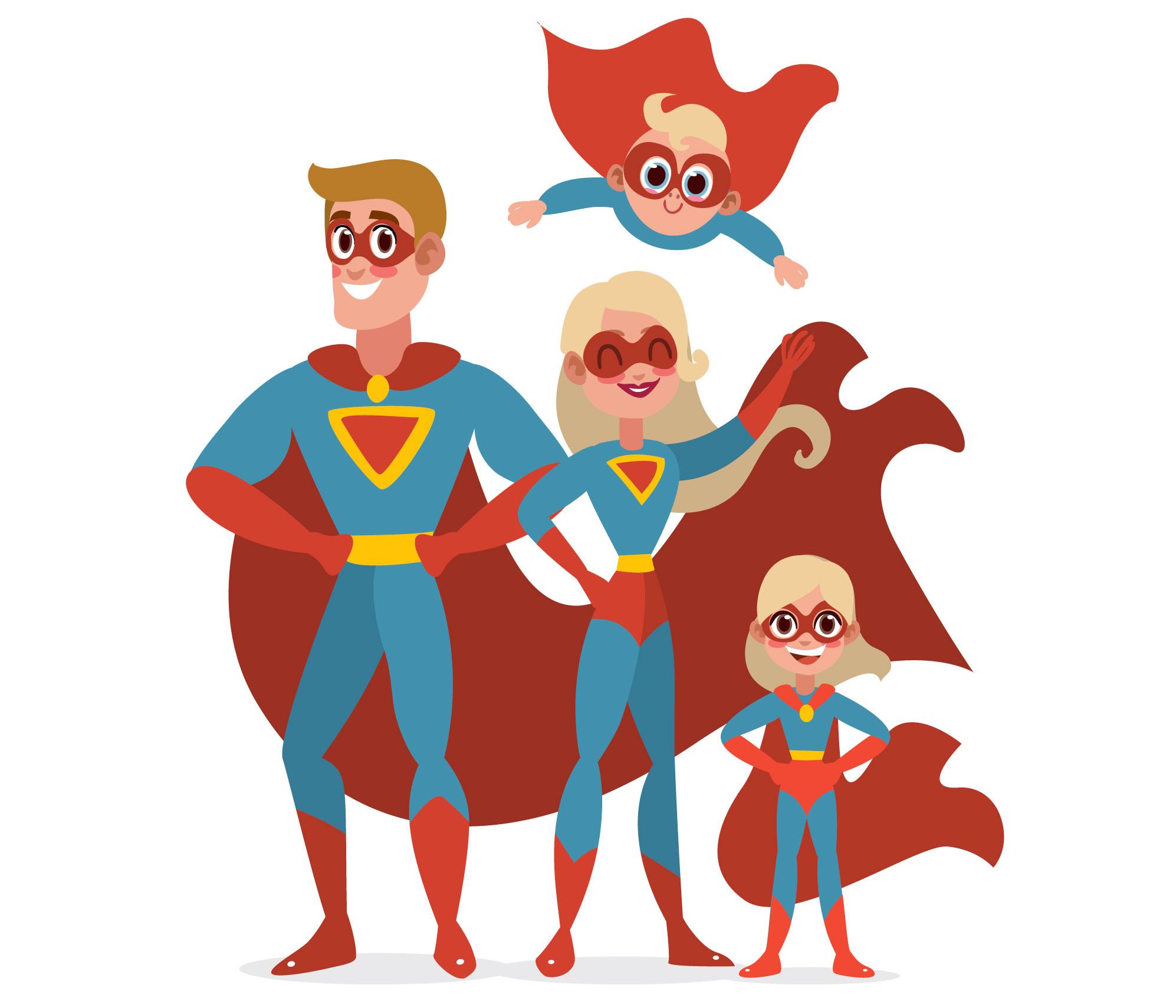 Famille super héros